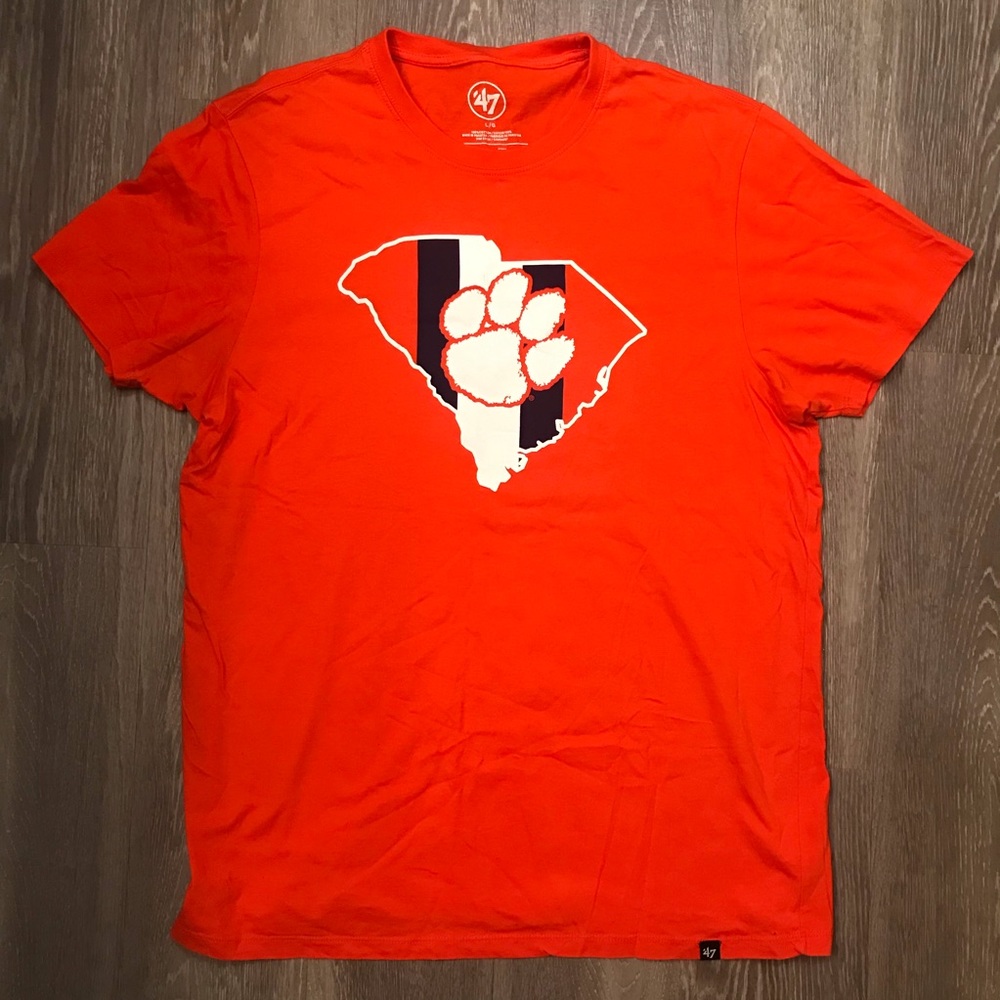 ‘47 Brand Clemson University Tigers Tee‎ Mens Large